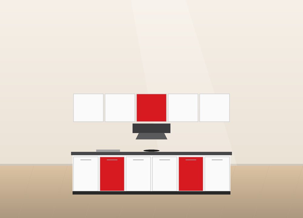 Modular Kitchen for Residential Apartment